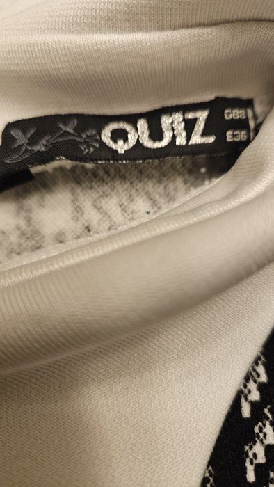 Bluzka z kołnierzykiem QUIZ r.36 kr.rękaw
