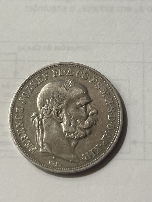 5 Korona 1900 Hungria Prata