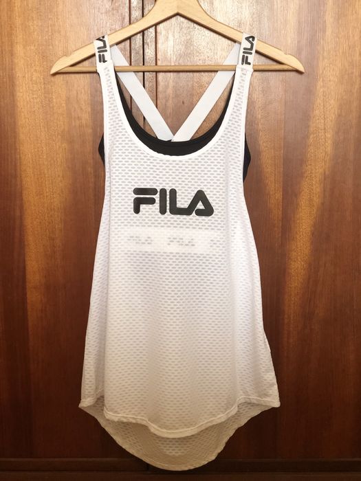 Top Fila com soutien interno