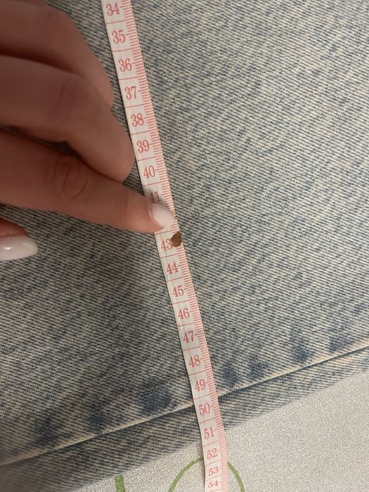 Джинсова спідниця Stradivarius з вареним ефектом