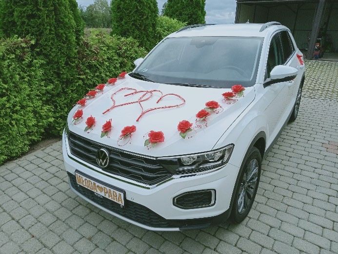 Dekoracaj slubna na samochd