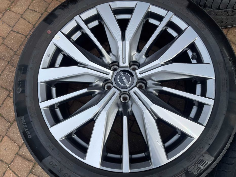 3975. Koła letnie oryginalne Nissan X-trail 5x114.3 255/45/20 2023r