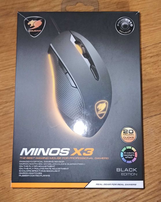 Игровая мышь Cougar Minos X3 Black Edition
