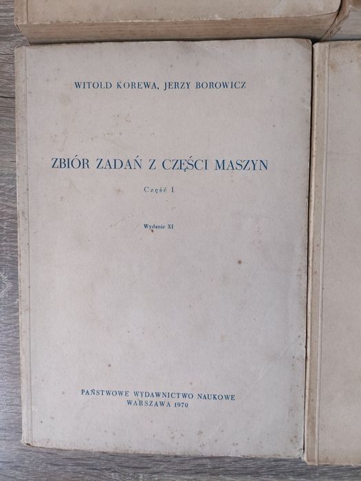Zestaw książek technicznych, elementy maszyn, maszynoznawstwo, zbiór