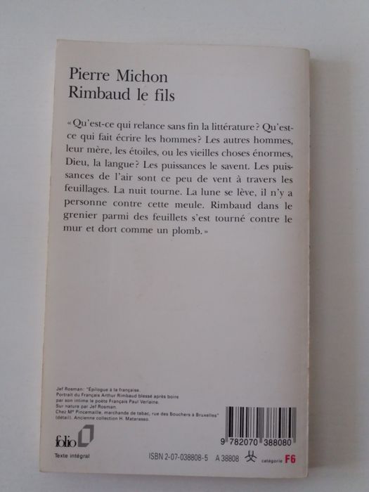 Rimbaud le fils (em francês)