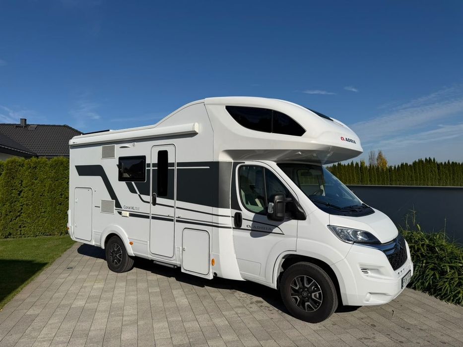 Kamper Adria coral xl 600 DP AXESS alkowa prywatnie 1 właściciel. Alkowa