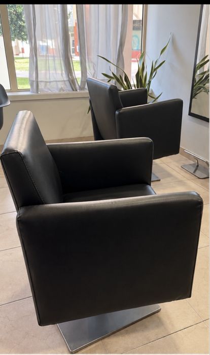 Conjunto de 4 cadeiras para cabeleireiro