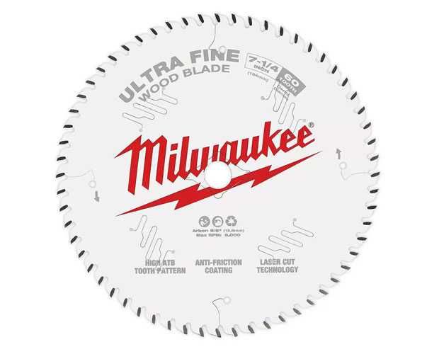 Пиляльний диск 184/16 мм на 60T ультра-чистий різ Milwaukee 48-40-0730
