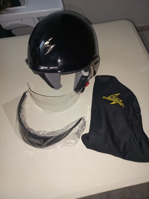 Capacete Scorpion EXO-100 Padova M Preto