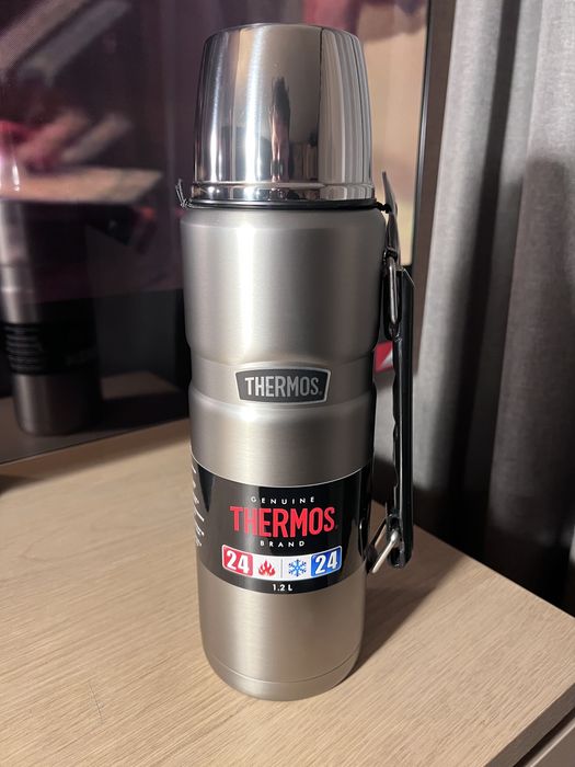 Thermos Stainless King Termos, Stal Nierdzewna, Srebrny, 1, 2 L