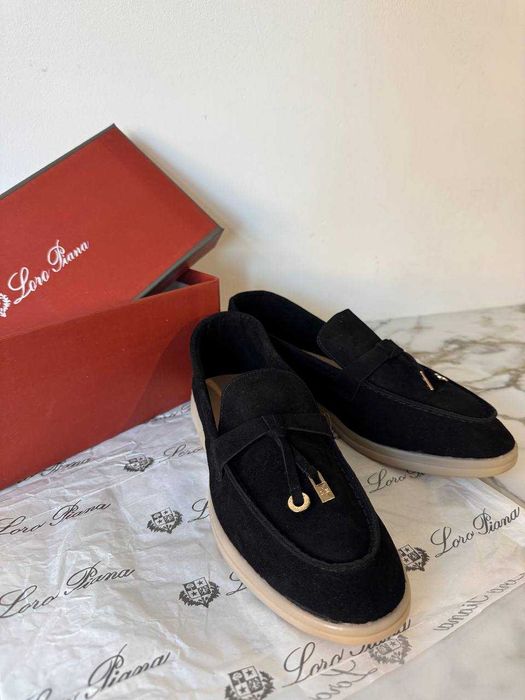 Лофери жіночі Loro Piana, натуральний замш!