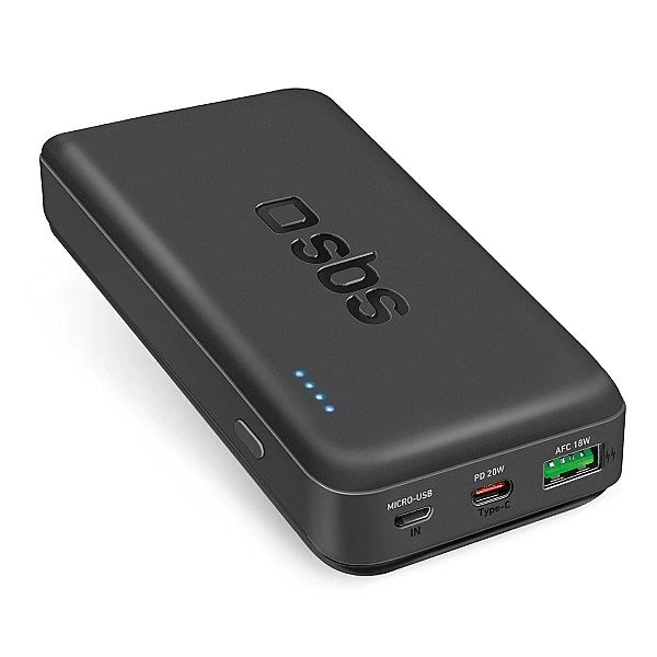 Powerbank SBS TTBB20000PD20K 20000 mAh 20W PD USB-C, USB-A, Micro-USB