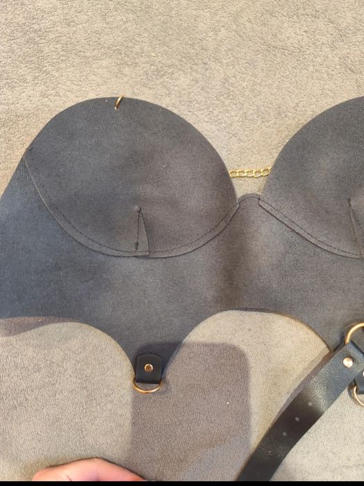 Top gorset eko skóra 75-80B