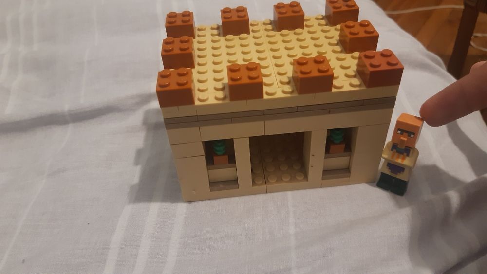 Lego minecraft pustyni domek z villagerem