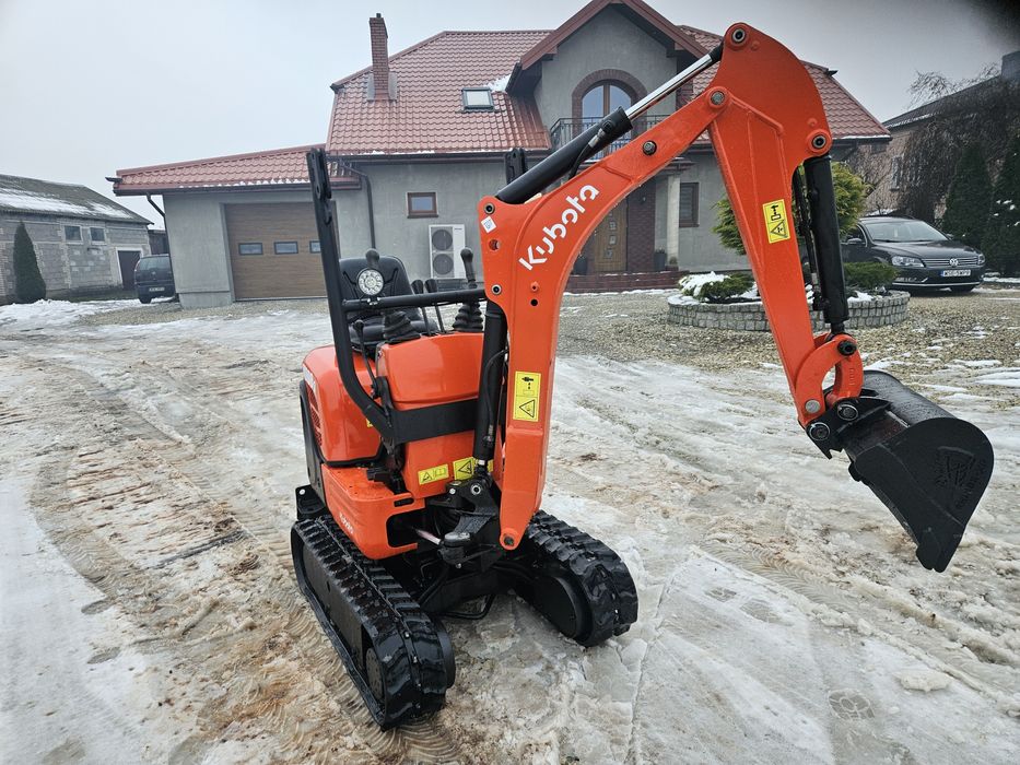 Kubota K008-3 minikoparka Waga 1 tona 2013rok.JCB,CAT,BOBCAT.