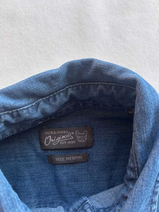 Jack & Jones _ Jeansowa koszula M _ 100% bawełna