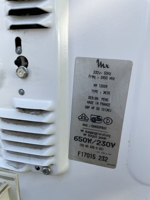 Mikrofala 650w FRANCE