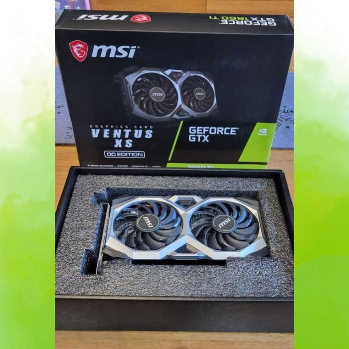 Prywatna MSI GTX 1660 Ti Ventus XS OC 6GB | BOX | OCCT 0 błędów