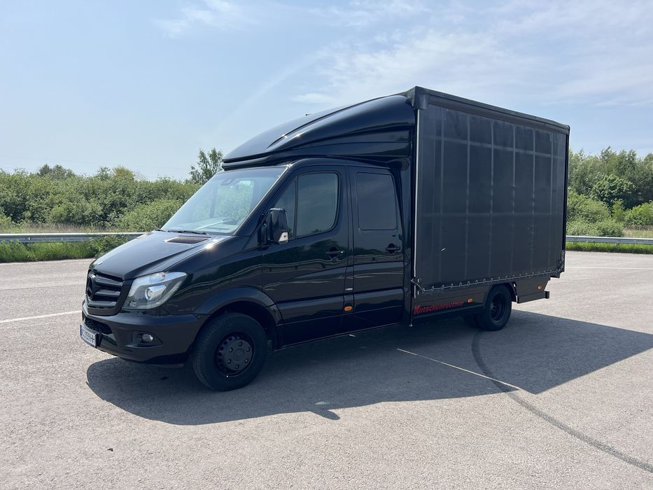 MERCEDES - BENZ Sprinter 519 MAXI | 3.0 2014 рік Спарка Пландека Прицеп двохосьовий штора