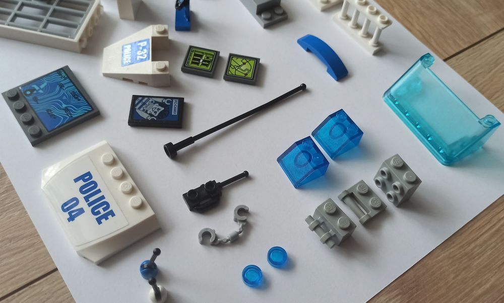 Lego City elementy mix tematyczny policja
