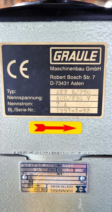 Frezarka do słupka GRAULE AKF 6/250