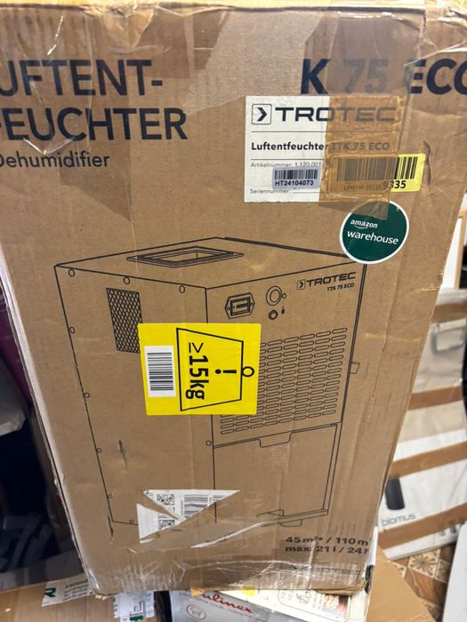 Trotec przemysłowy osuszacz powietrza TTK 75 ECO