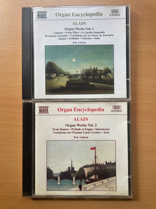 CD Alain, Organ Works vol. 1&2: Eric Lebrun