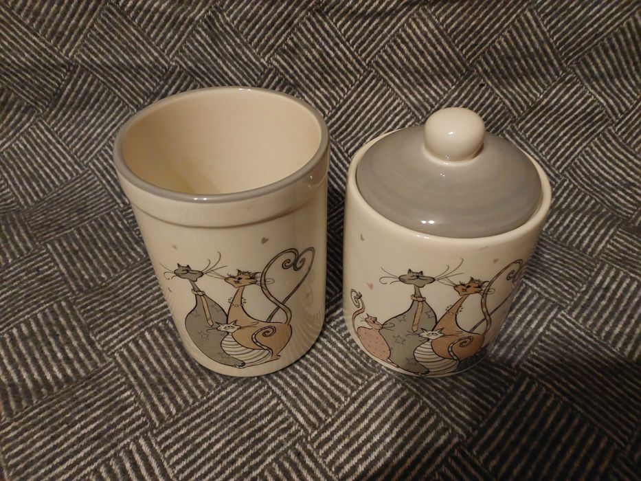 Кухонне приладдя подставка под горячее, банка для хранения приборов