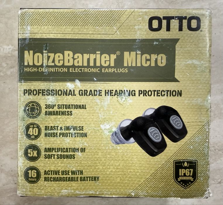 Тактичні електронні беруші OTTO NoizeBarrier Micro