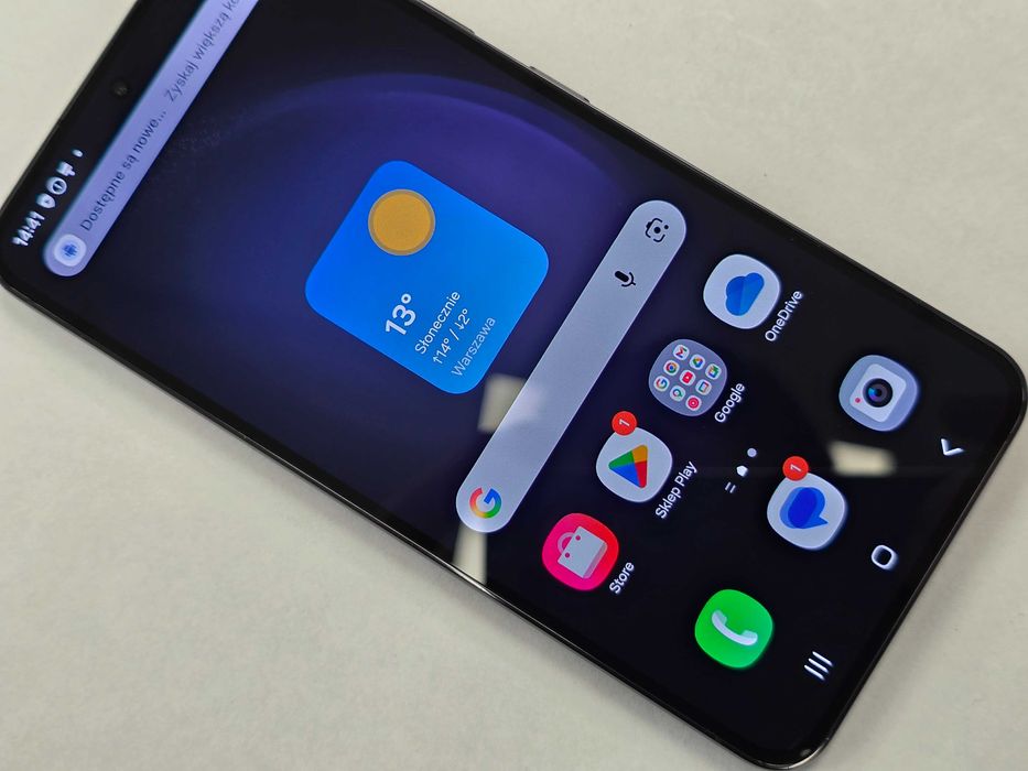 Samsung Galaxy S23 Dual SIM/ 8GB/ 128GB/ Phantom Black / Grade A - / czytaj uważnie opis