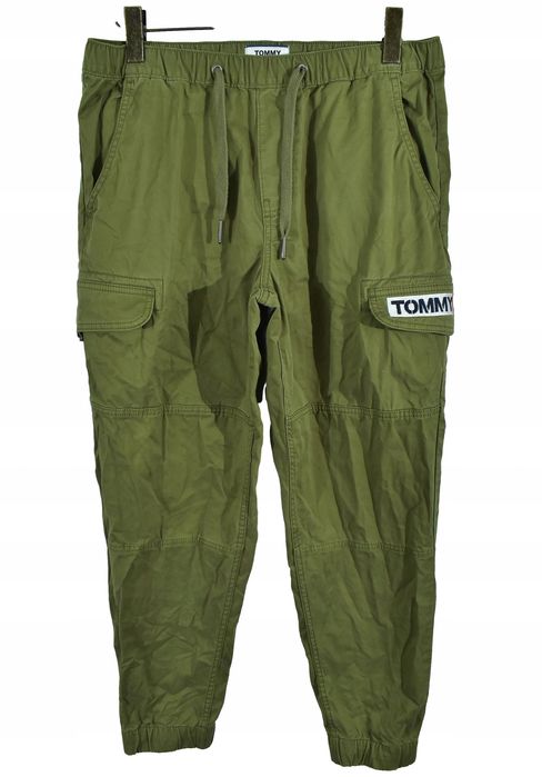 Tommy Jeans Spodnie Męskie Cargo Khahki M