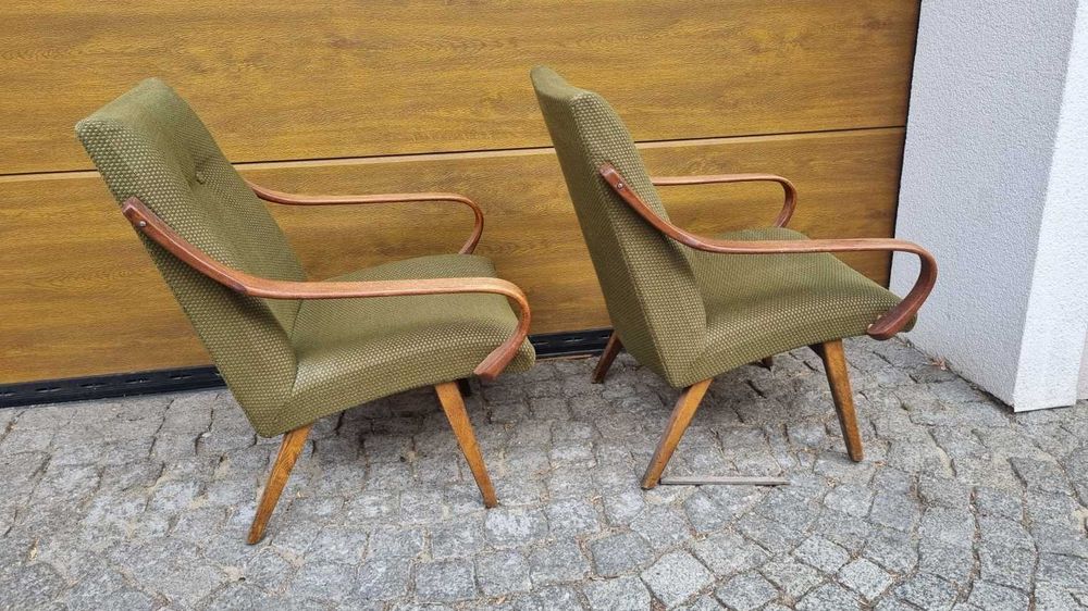 Stolik Mezulanik Design PRL Czechosłowacja do reno Foteel Ton Smidek