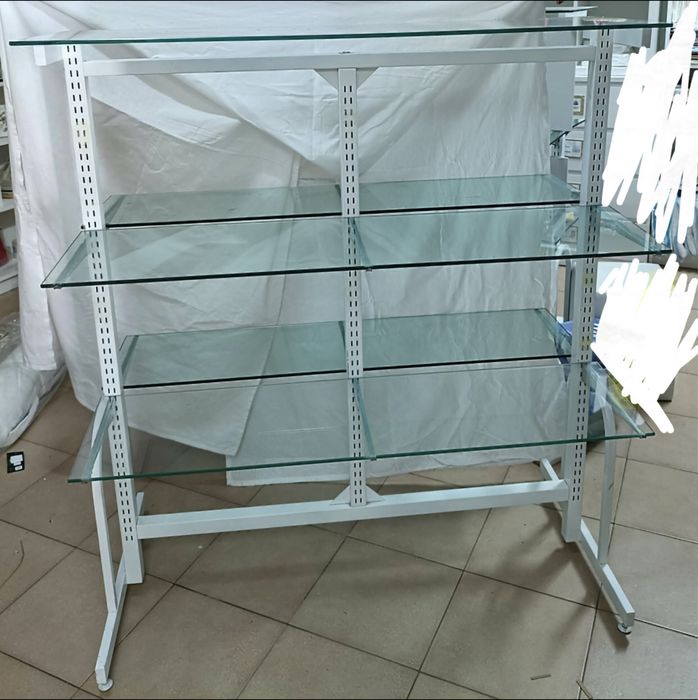 Estante / esposotor duplo / vitrone