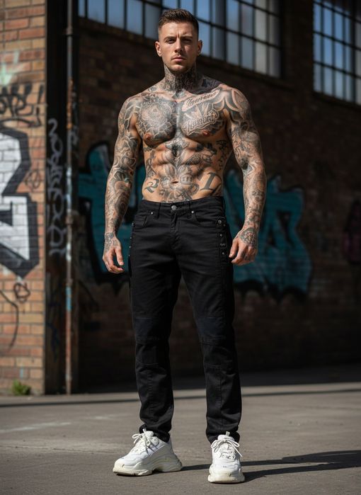 Стильные мужские брюки ANDROMEDA — Cargo/Urban Style (р. 48-50) M-L