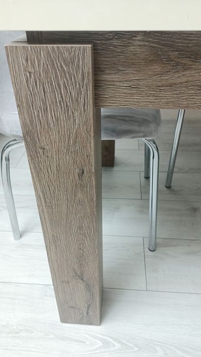 Stół rozkładany Agata meble, duży !! do salonu jadalni + 4 krzesła