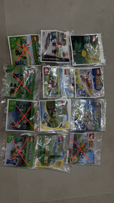 Lego Polybags / Лего Полібеги різних серій