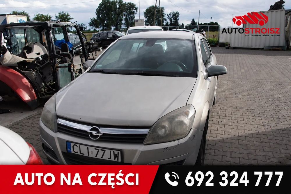 Auto na części - Opel Astra III H 1.6 105 KM Z16XEP F17 Z167 2004R Silnik Skrzynia Drzwi Maska Błotnik Zderzak Klapa Lampa Lusterko Klamka Szyba Deska Kokpit Sterownik Moduł Czujnik Licznik Wyświetlacz Panel Kierownica