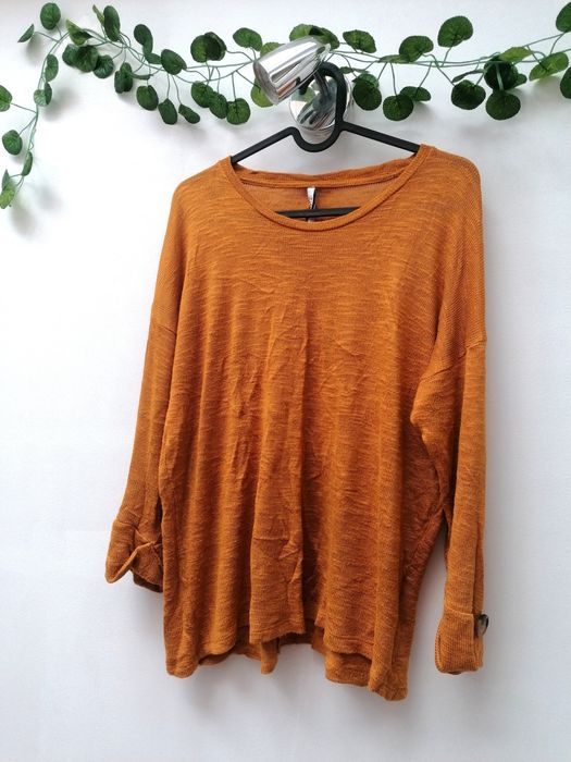 Camisola Mostarda de Malha Fina