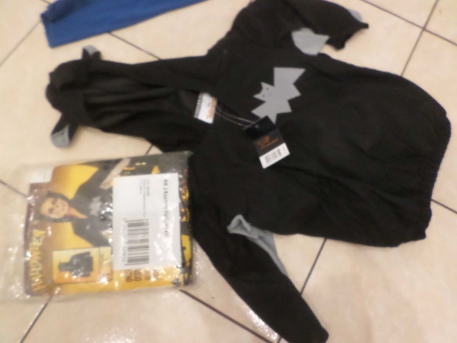 kostium strój przebranie na bal halloween nietoperz 92 NOWE