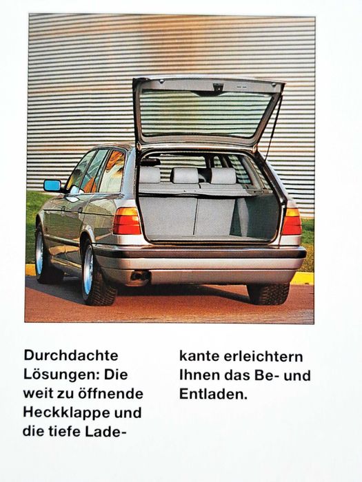 BMW 5 E34 Touring 518i-540i prospekt 1996, stan BDB, 26 str. *przesyłka GRATIS !