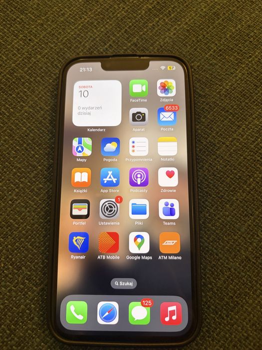 Rezerwacja!!Apple Iphone 13 128gb, 82%, midnight,