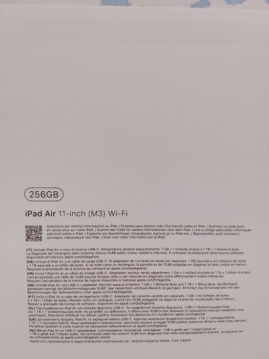 iPad Air M3 11 wi-fi