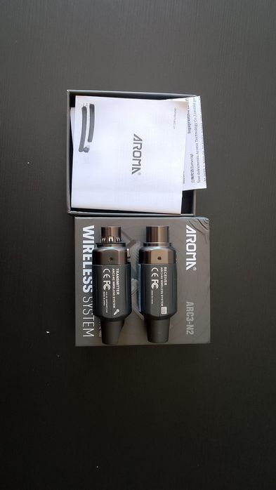 Sistema Wireless para Microfone Aroma ARC3-N2 XLR – Novo(Excelente Qualidade/Preço)