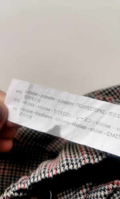 Eleganckie spodnie w kratę SX