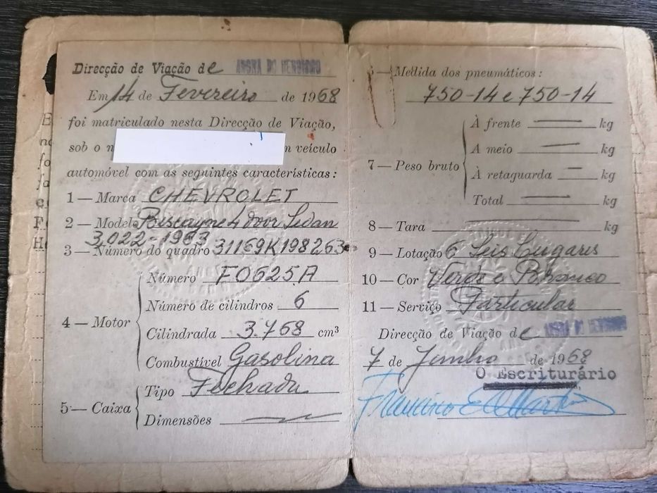 Livretes de carros antigos para coleção