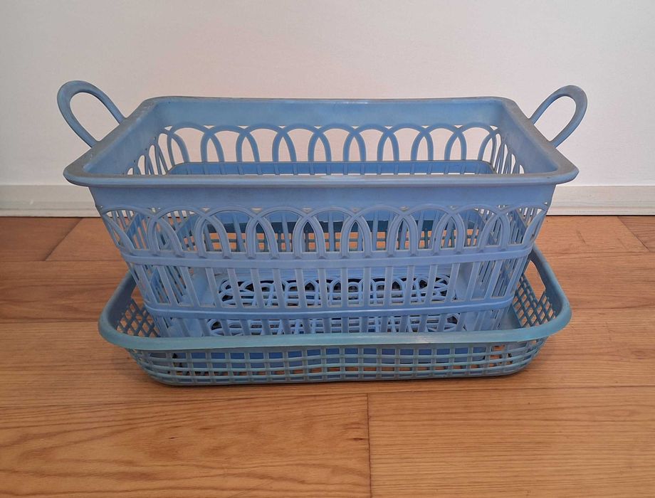 Cesto roupa para engomar em plástico