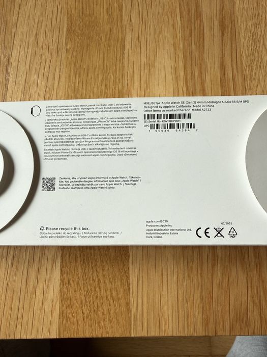 Apple watch SE GEN 2 jak nowy!