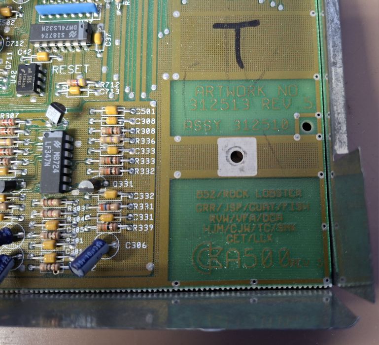 Amiga 500 płyta główna Rev. 5A