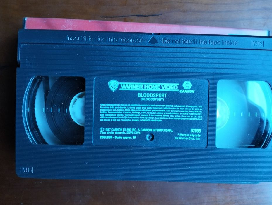 VHS Bloodsport (Van Damme) - Versão Francesa