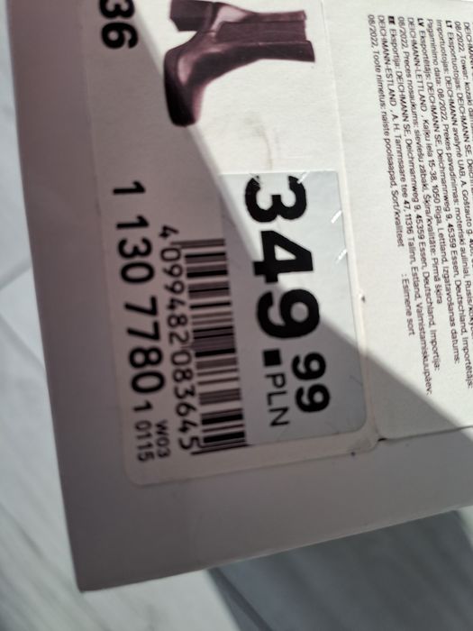 Botki damskie rozm. 36